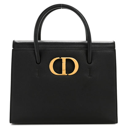 Christian Dior Grained Calfskin Large St. Honore Tote Black 1 of 14