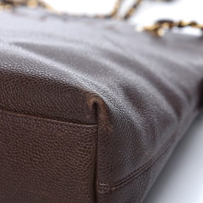 Chanel Caviar Shoulder Bag Brown 16 of 23