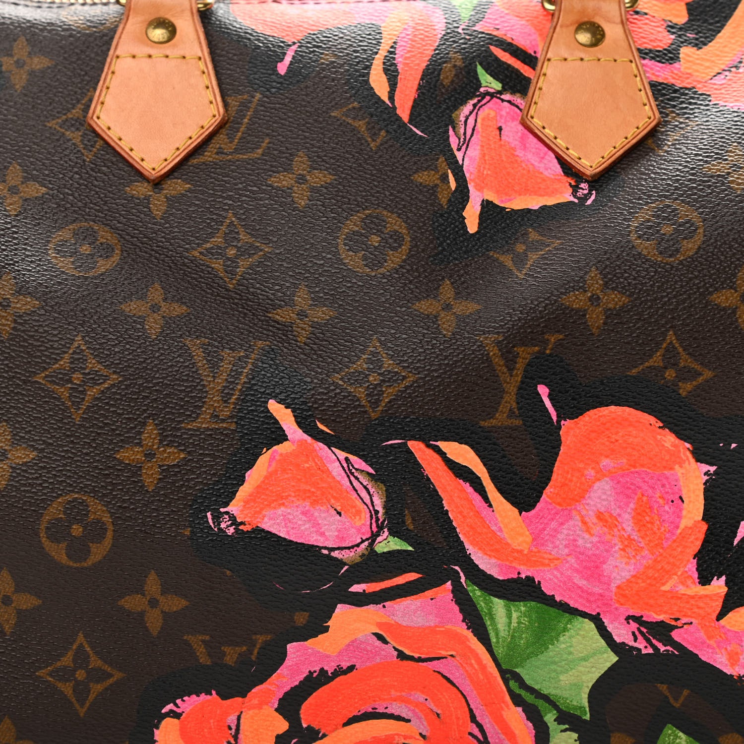 Louis Vuitton Monogram Roses Speedy 30 8 of 16