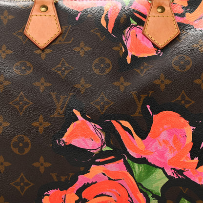 Louis Vuitton Monogram Roses Speedy 30 8 of 16