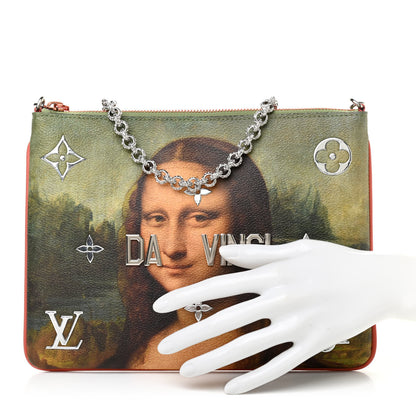 Louis Vuitton Masters Da Vinci Pochette Clutch Corail 2 of 9