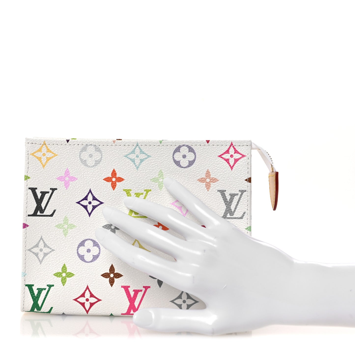 LV X TM Monogram Multicolor Toiletry Pouch 19 White