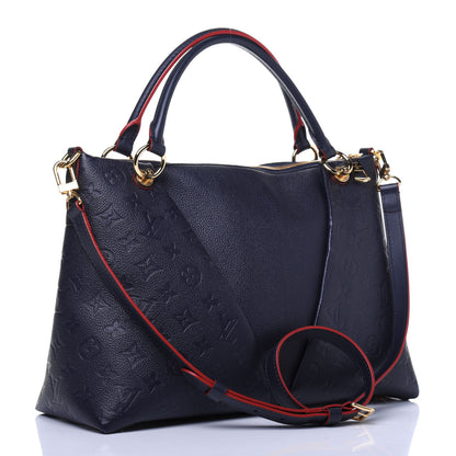Louis Vuitton Empreinte V Tote MM Marine Rouge 3 of 22