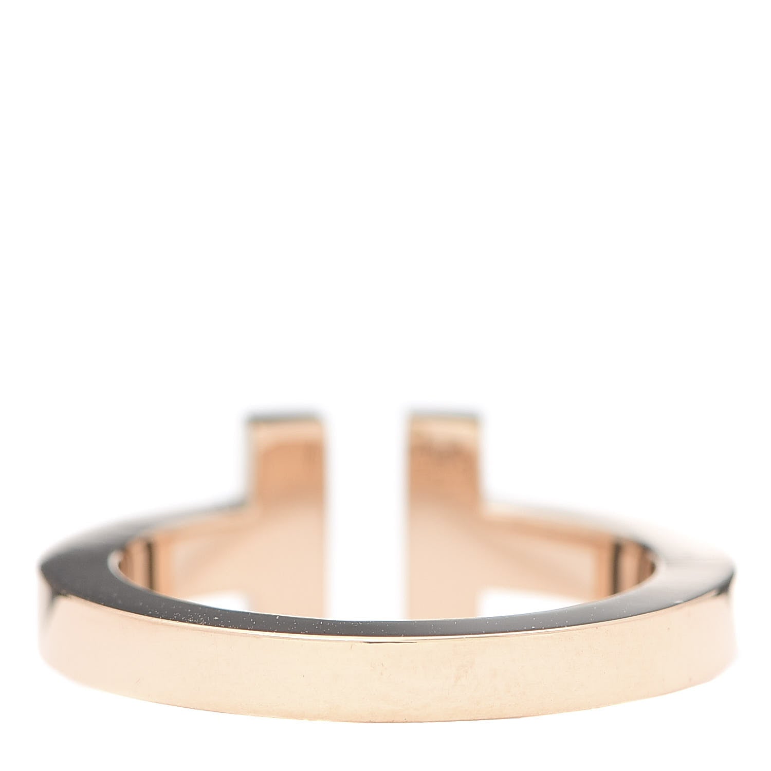 Tiffany 18K Rose Gold T Square Ring 49 5 3 of 5