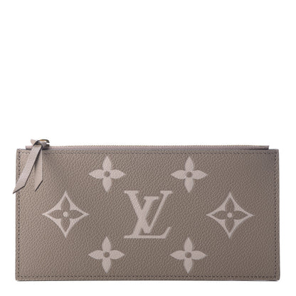 Louis Vuitton Empreinte Monogram Giant Pochette Felicie Zippered Insert Tourterelle Creme 1 of 6