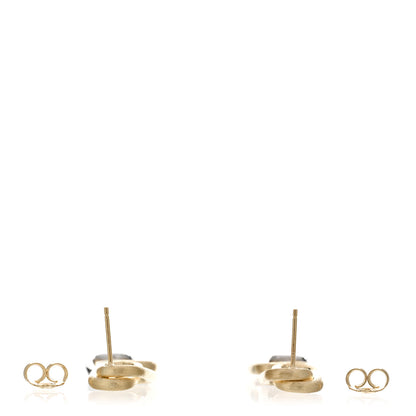 Marco Bicego 18K Yellow White Gold Diamond Murano Double Link Drop Earrings 3 of 4