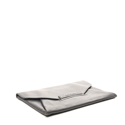Givenchy Sugar Goatskin Medium Antigona Envelope Clutch Grey 4 of 7