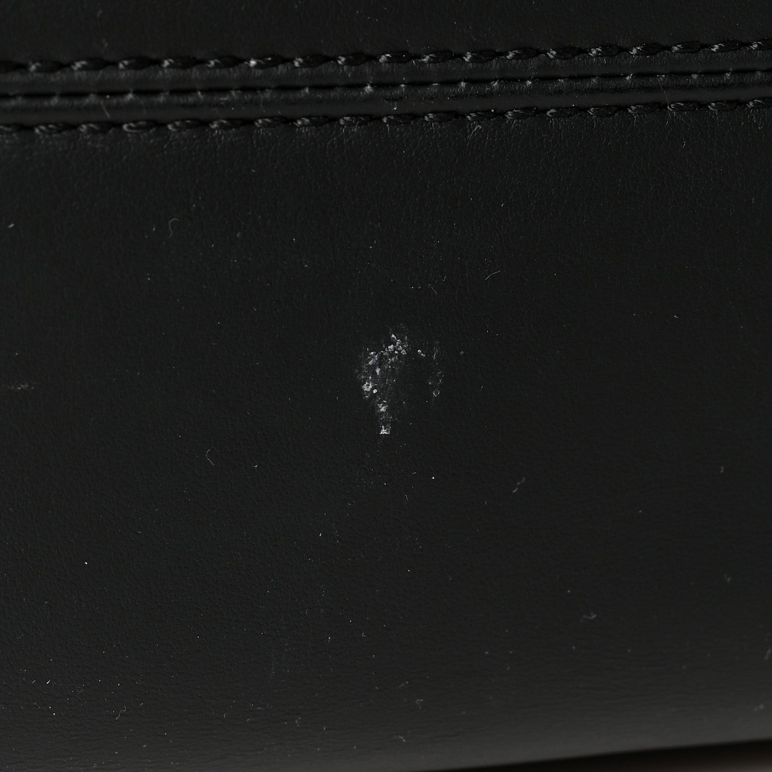 Fendi Glazed Fabric Vitello Century FF 1974 Stamp Patch Shopping Tote Mogano Panna Black 11 of 12