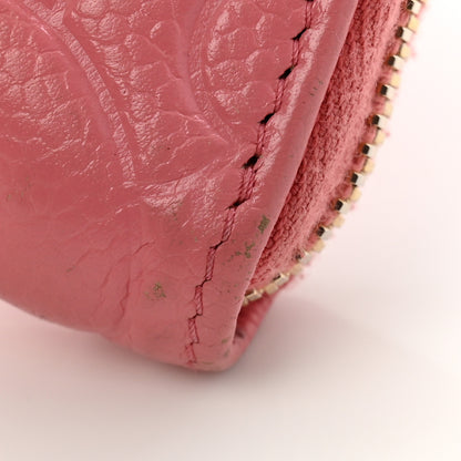 Chanel Caviar Camellia Embossed Zip Around Large Gusset Wallet Pink 12 of 13
