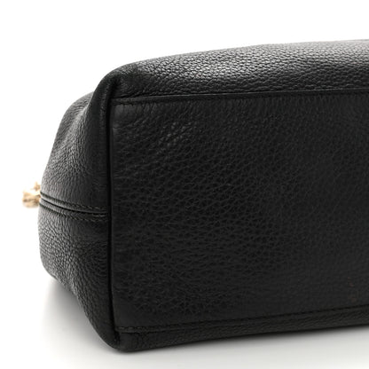 Gucci Pebbled Calfskin Medium Soho Chain Shoulder Bag Black 9 of 14