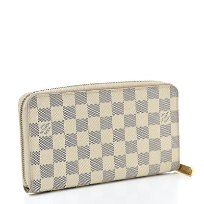 Louis Vuitton Damier Azur Zippy Organizer Wallet 3 of 9