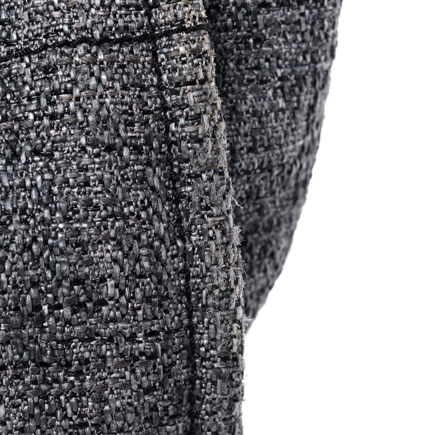 Chanel Woven Straw Raffia Small Deauville Tote Charcoal 14 of 15