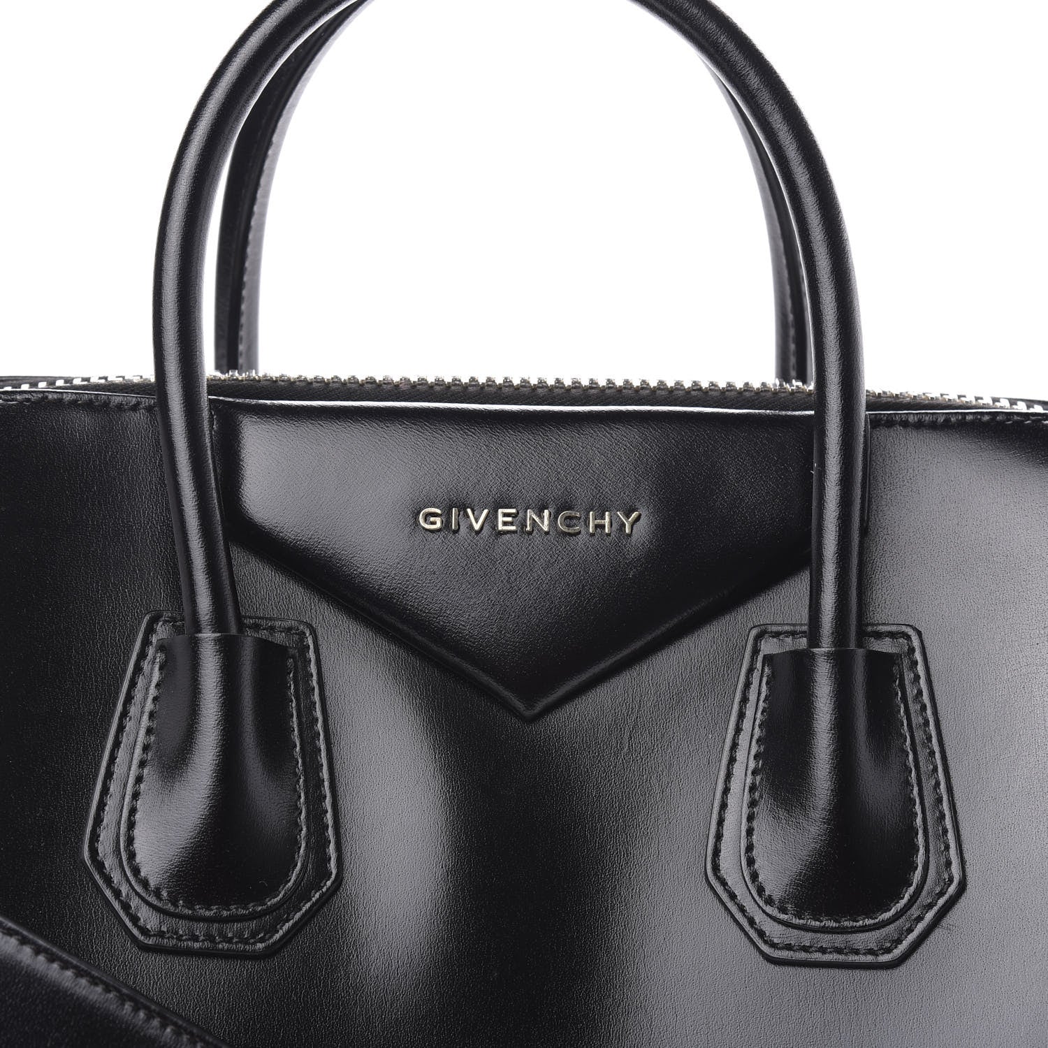 Givenchy Shiny Lord Calfskin Medium Antigona Black 10 of 10