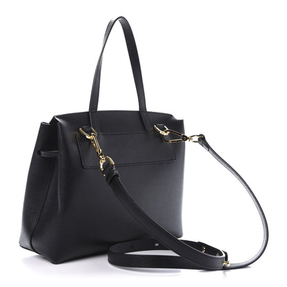 Mansur Gavriel Saffiano Mini Lady Bag Black Flamma 2 of 8