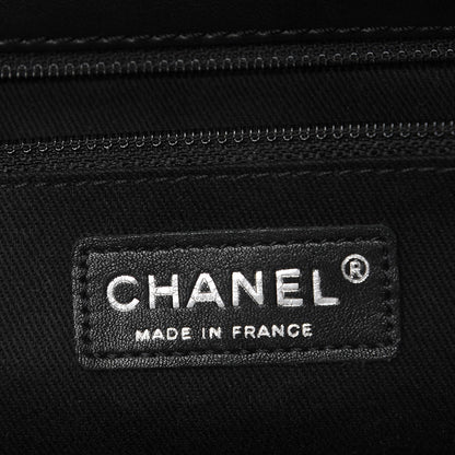 Chanel Calfskin Quilted In The Business North South Tote Black 6 of 7