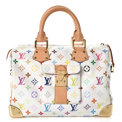 Louis Vuitton Monogram Multicolor Speedy 30 White 1 of 10