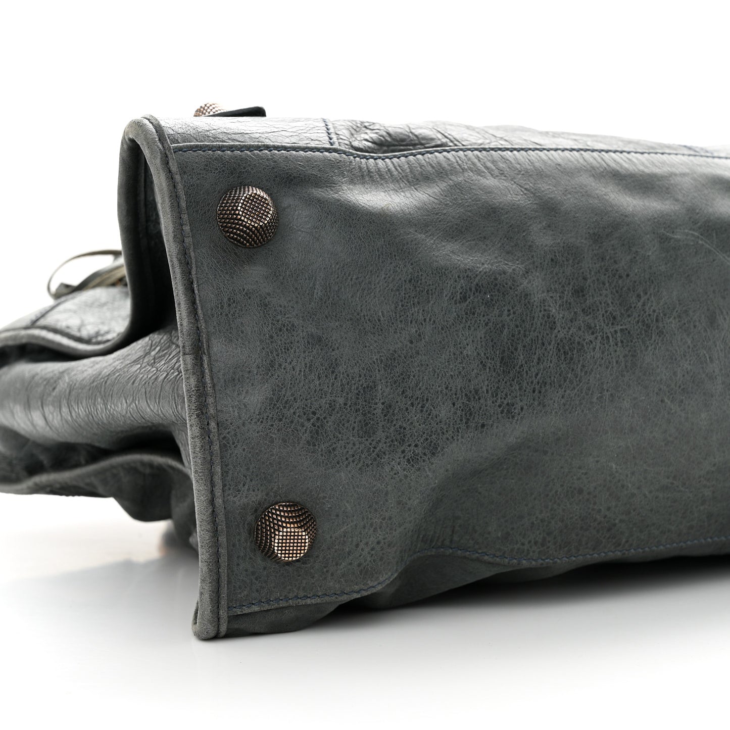 Agneau Giant 21 Rose Gold Hardware Work Anthracite