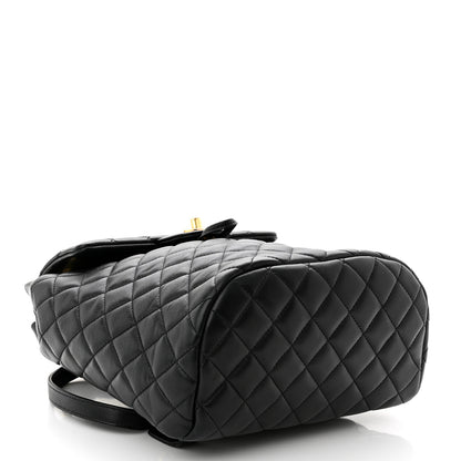 Chanel Lambskin Quilted Small Urban Spirit Backpack Black 3 of 8