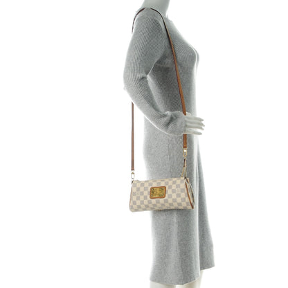 Louis Vuitton Damier Azur Eva Clutch 2 of 9