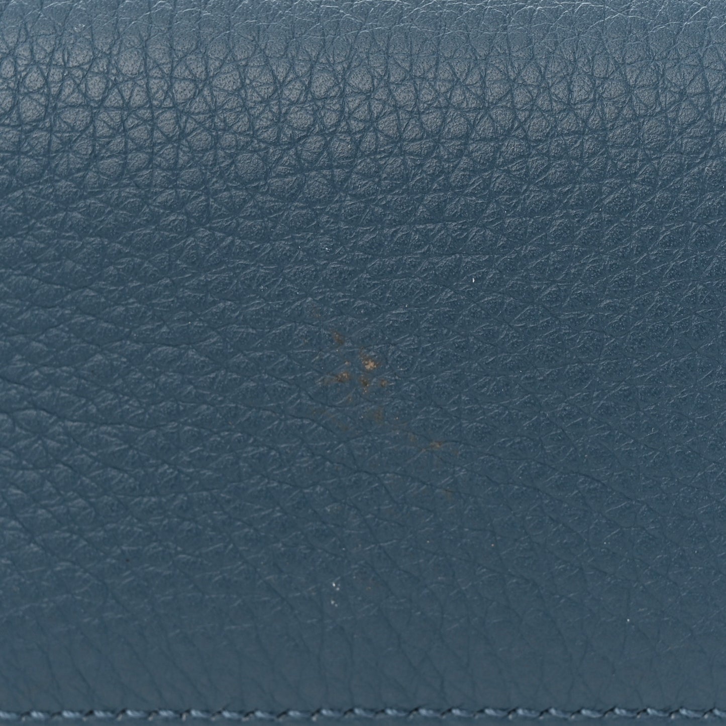 Grained Calfskin L19 Extra Pocket Pouch Cloud Sky