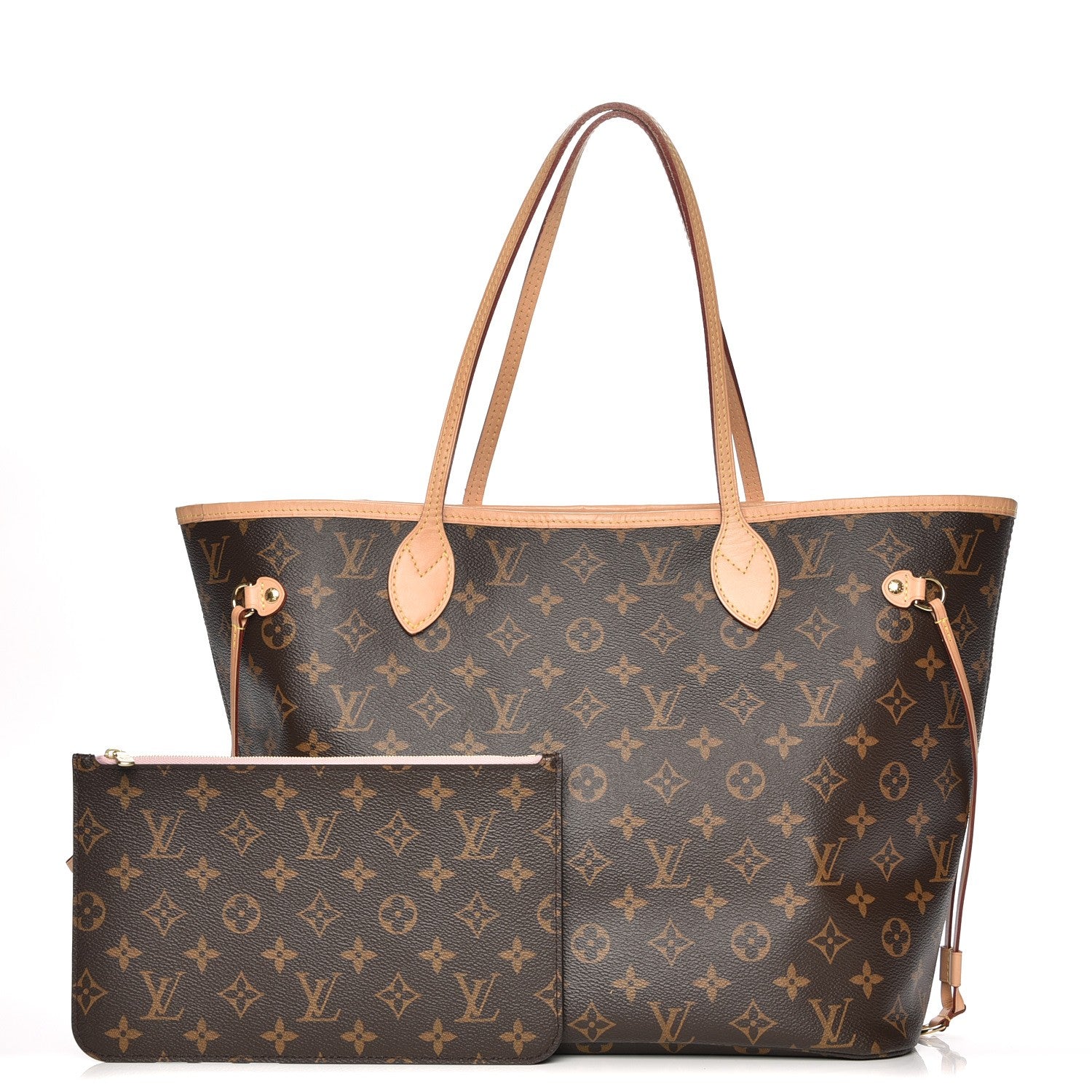 Louis Vuitton Monogram Neo Neverfull MM Rose Ballerine 1 of 8