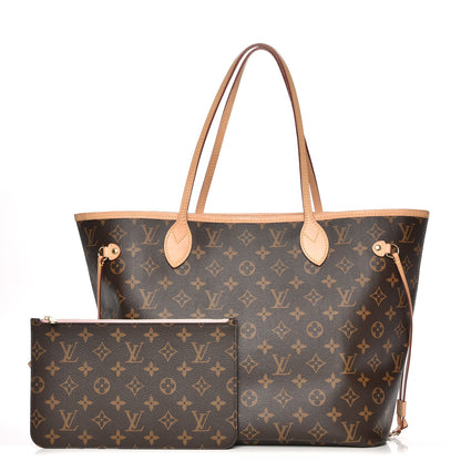 Louis Vuitton Monogram Neo Neverfull MM Rose Ballerine 1 of 8