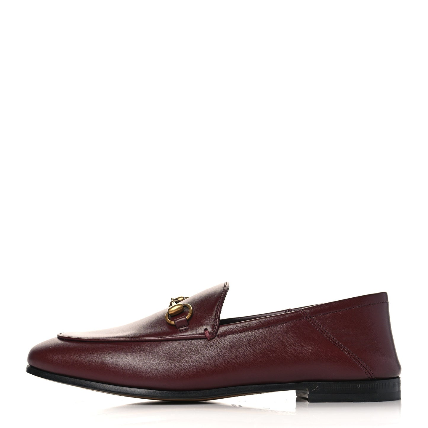 Lambskin Womens Brixton Horsebit Loafers 37 Vintage Bordeaux