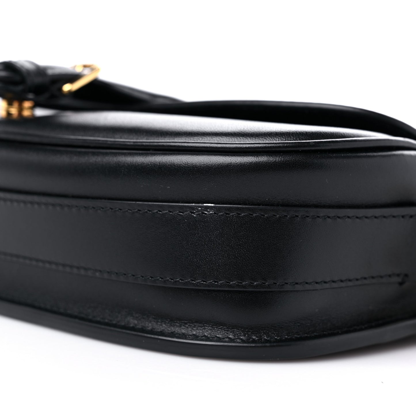 Box Calfskin East West Bobby Bag Black