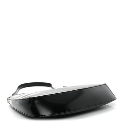 Prada Spazzolato Cleo Shoulder Bag Black 4 of 10