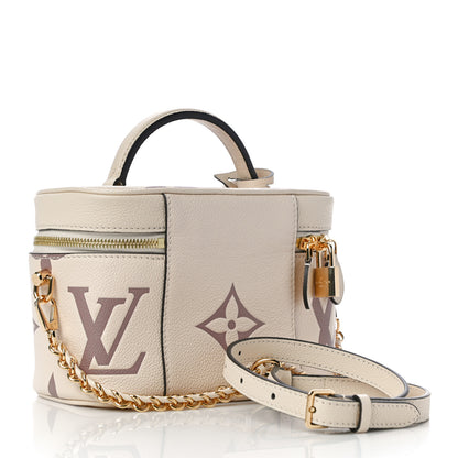 Louis Vuitton Empreinte Monogram Giant Nice BB Creme Bois De Rose 2 of 10