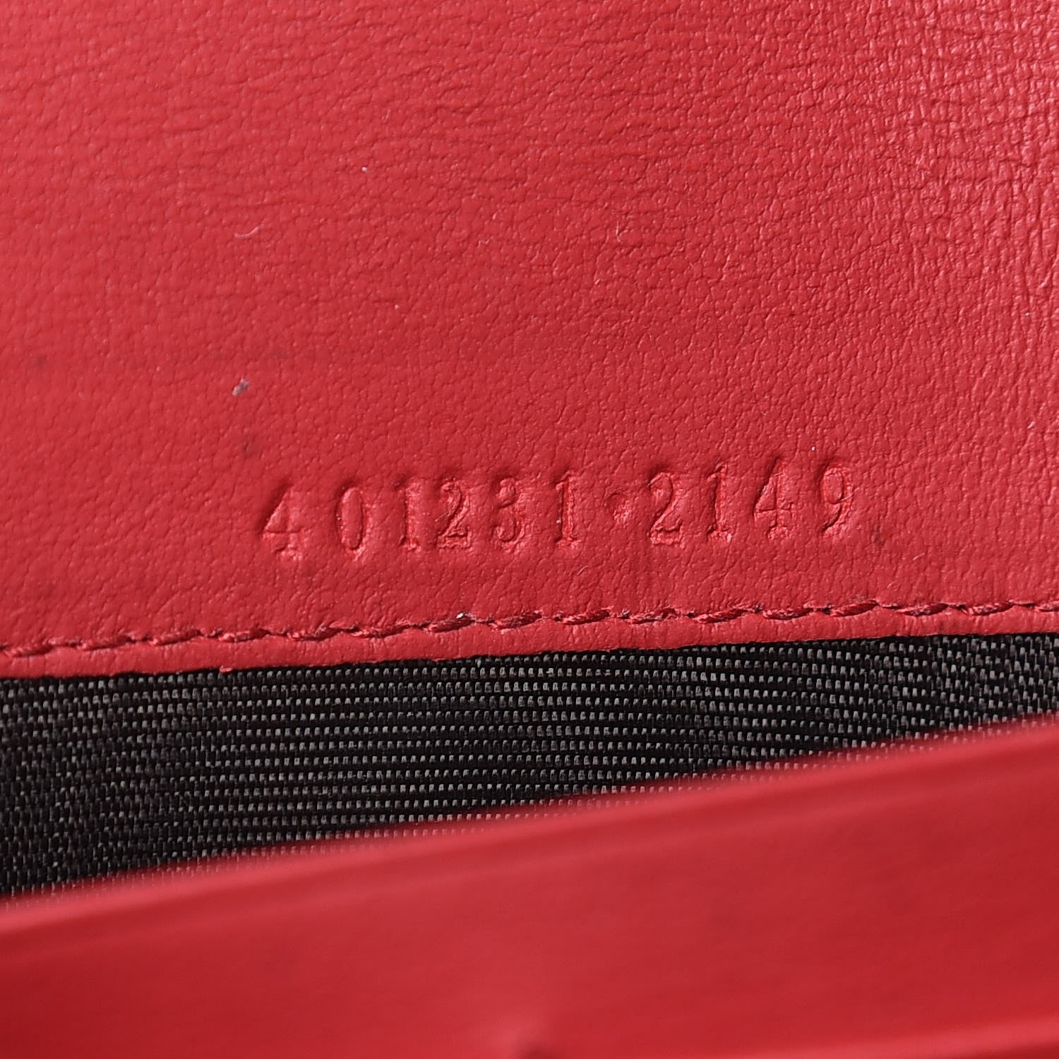 Gucci GG Supreme Monogram Mini Dionysus Chain Wallet Beige Vulcanic Red 7 of 12