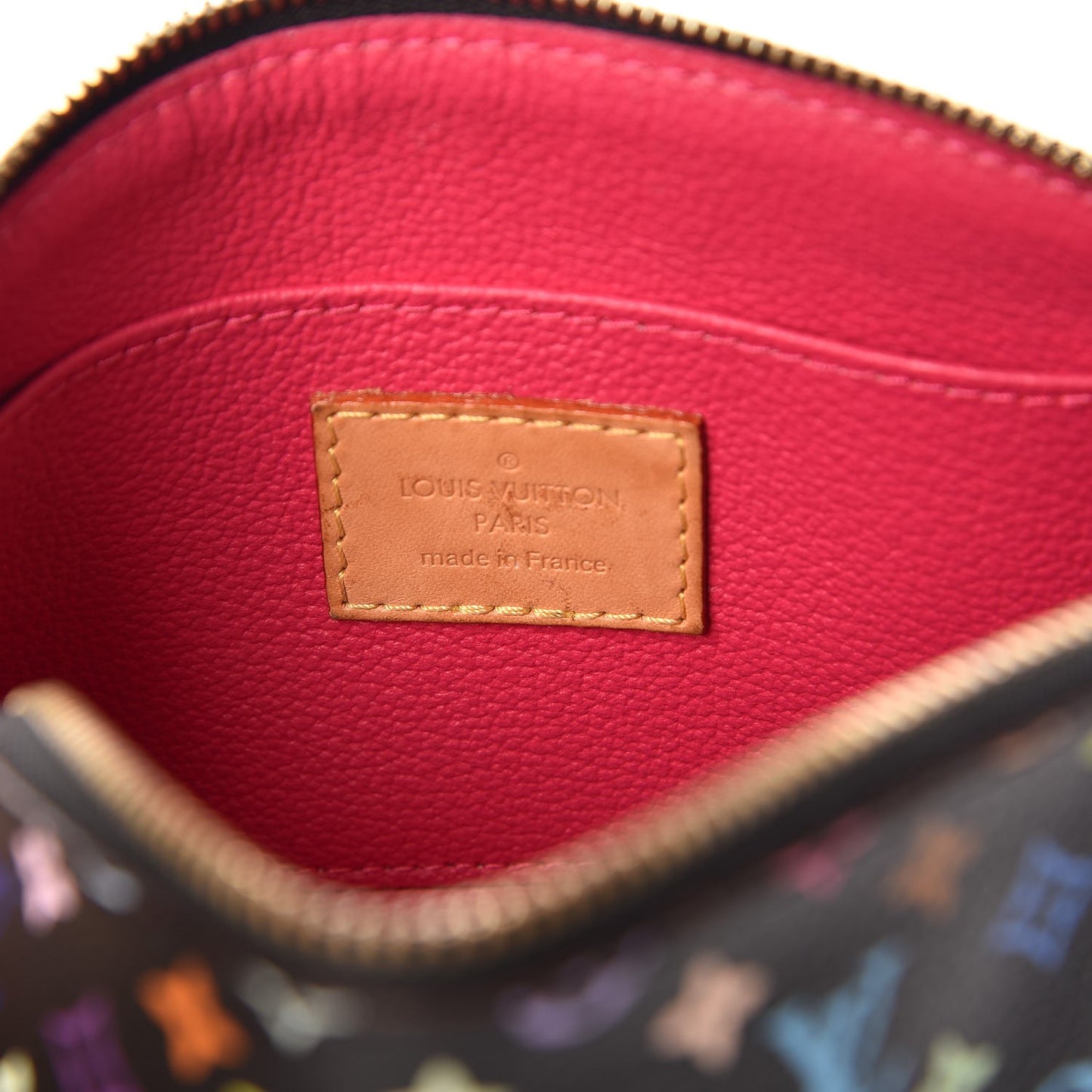 Monogram Multicolor Cosmetic Pouch Black Grenade