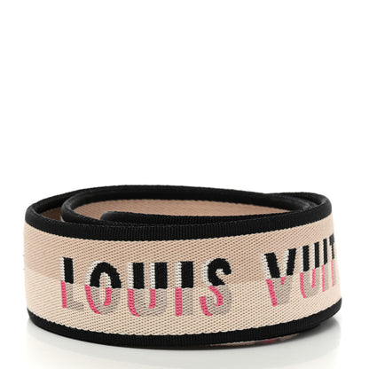 Louis Vuitton Jacquard Speedy Bandouliere 20 Shoulder Strap Black 2 of 4