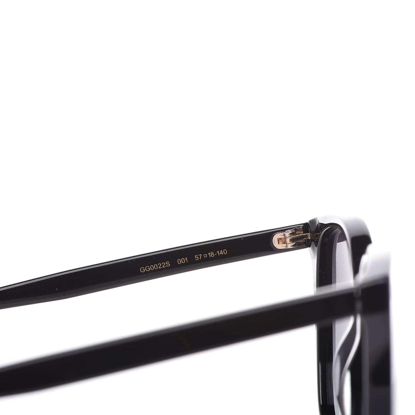 Acetate GG Sunglasses GG0022S Black
