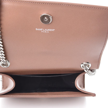 Saint Laurent Grain De Poudre Small Monogram Kate Satchel Fard 5 of 7