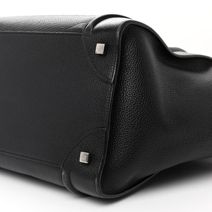 Celine Drummed Calfskin Mini Luggage Black 9 of 13