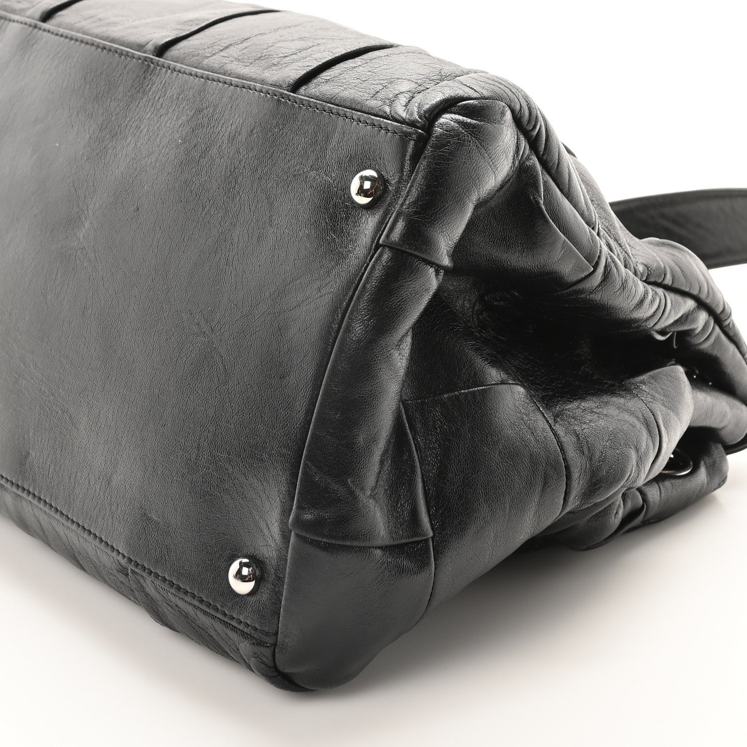 Chanel Lambskin Igloo Shoulder Bag Black 10 of 10