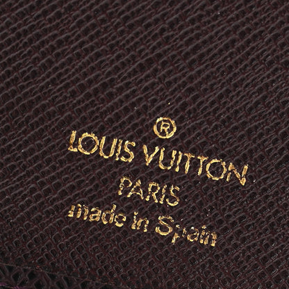 Louis Vuitton Taiga Small Ring Agenda Cover Burgundy 8 of 14