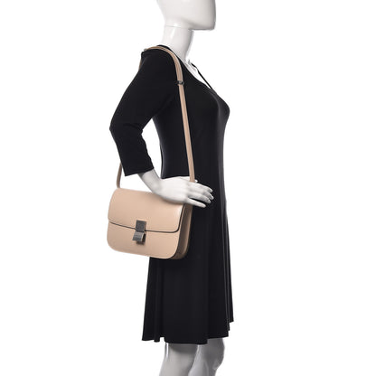 Celine Box Calfskin Medium Classic Box Flap Bag Ballerina 2 of 11