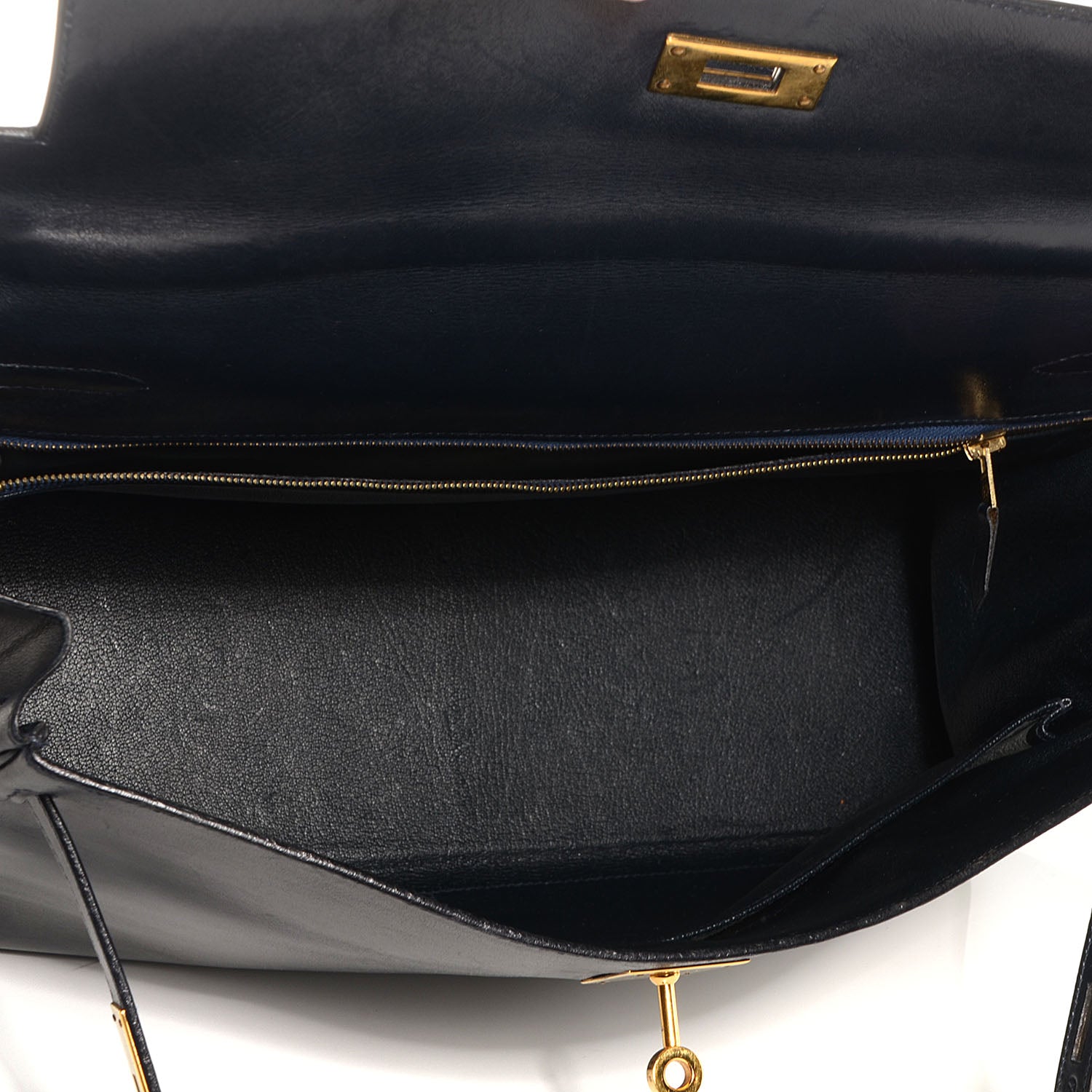Hermes Box Kelly Retourne 35 Indigo 4 of 22