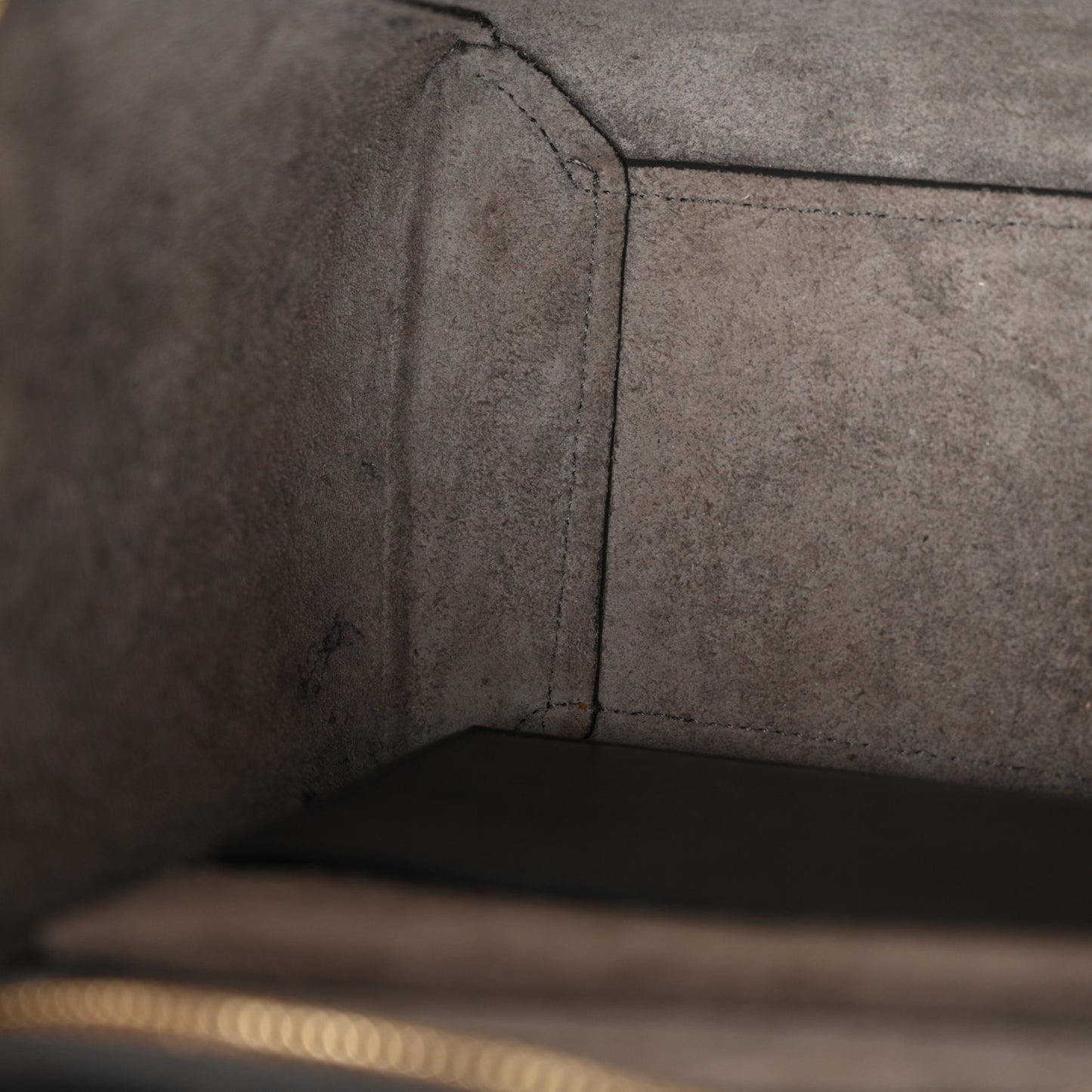 Smooth Calfskin Micro Belt Bag Grey