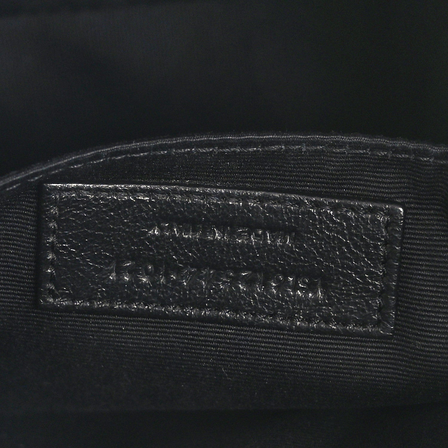 Saint Laurent Calfskin Matelasse Monogram Lou Camera Bag Black 7 of 9