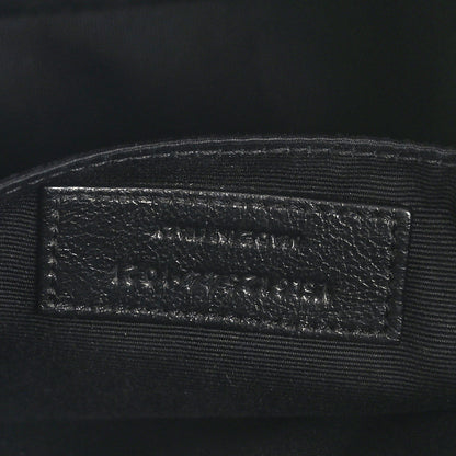 Saint Laurent Calfskin Matelasse Monogram Lou Camera Bag Black 7 of 9