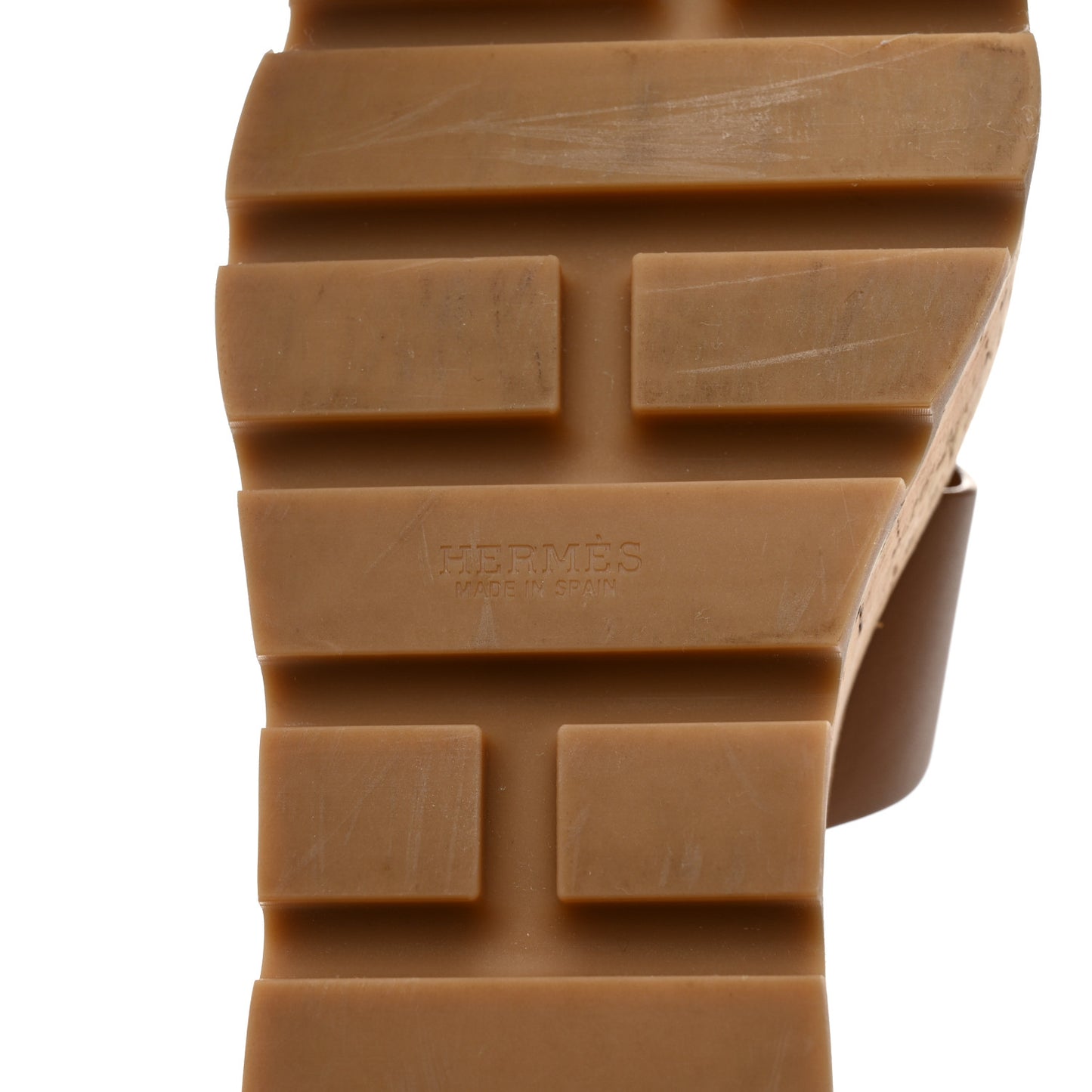 Calfskin Cork Eze 30 Sandals 38 Marron Glaise