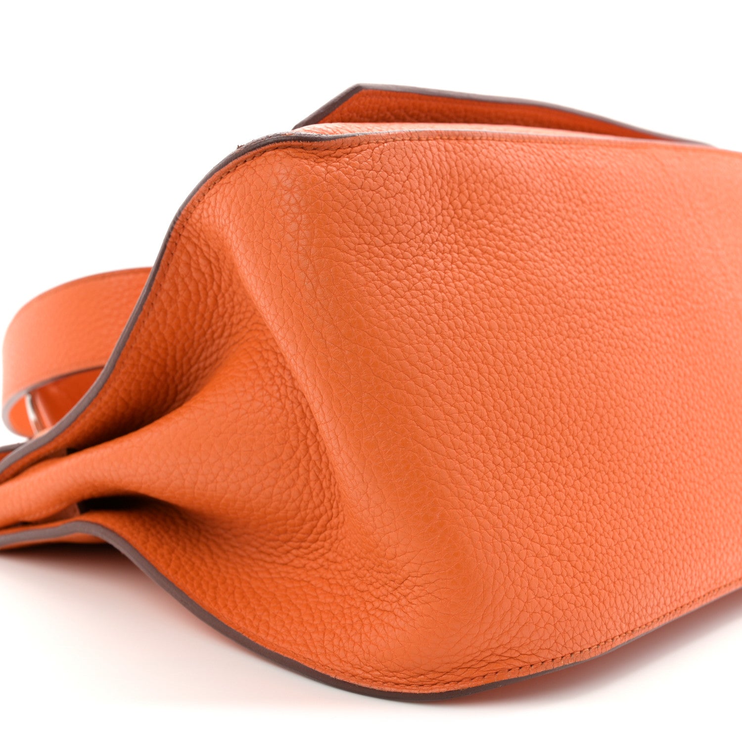 Hermes Taurillon Clemence Jypsiere 31 Orange 9 of 12