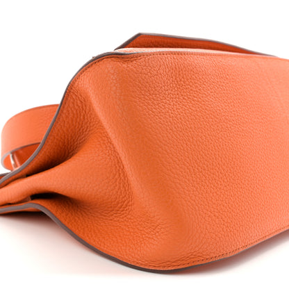 Hermes Taurillon Clemence Jypsiere 31 Orange 9 of 12