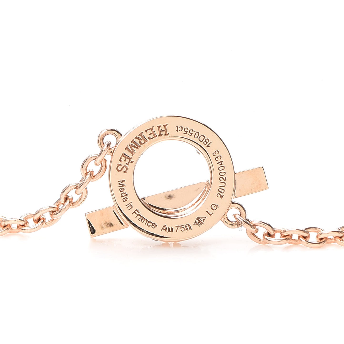18K Rose Gold Diamond Finesse Bracelet LG