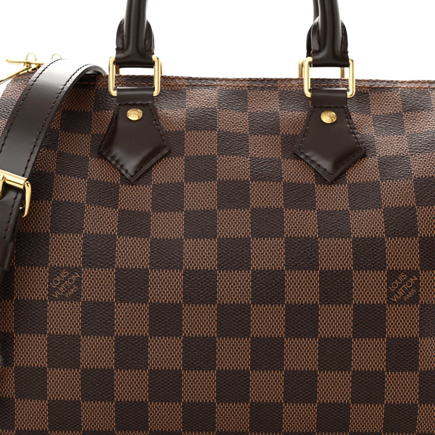 Louis Vuitton Damier Ebene Speedy Bandouliere 25 9 of 11