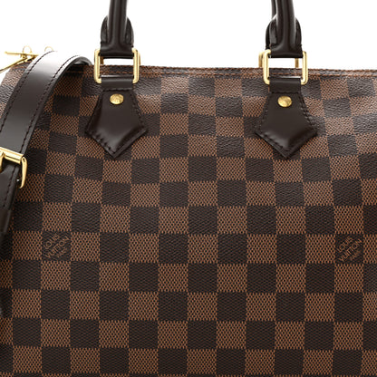 Louis Vuitton Damier Ebene Speedy Bandouliere 25 9 of 11