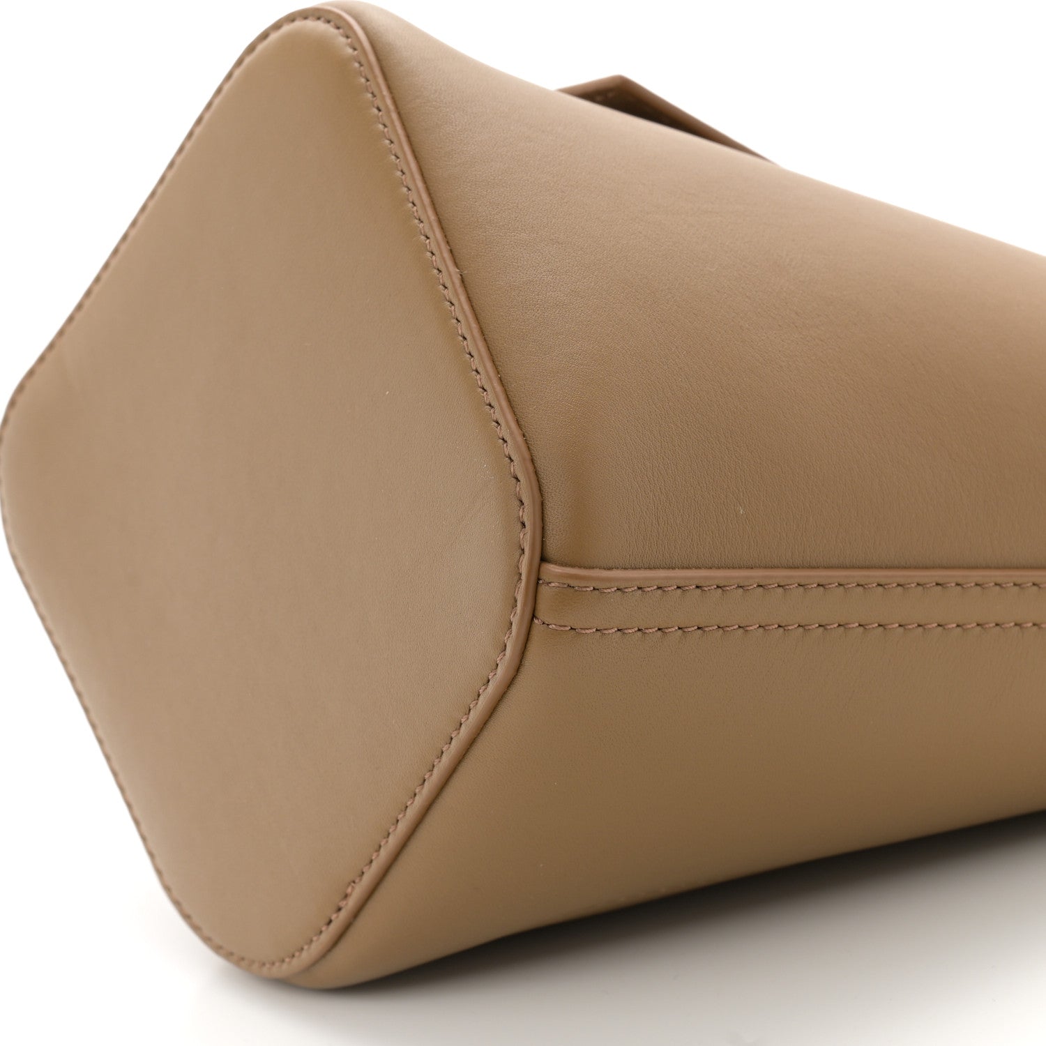 Loewe Smooth Calfskin Mini Pebble Bucket Bag Oak 9 of 9